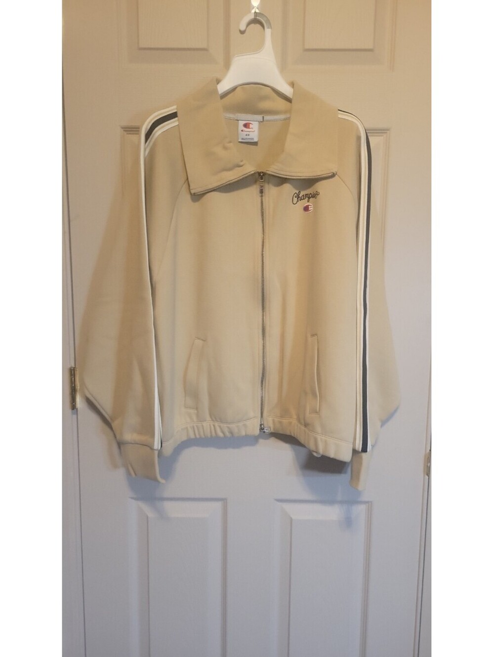 Champion Beige Track Jacket 4X